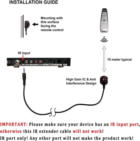 Use an infrared (IR) extender to control your TV Box without.